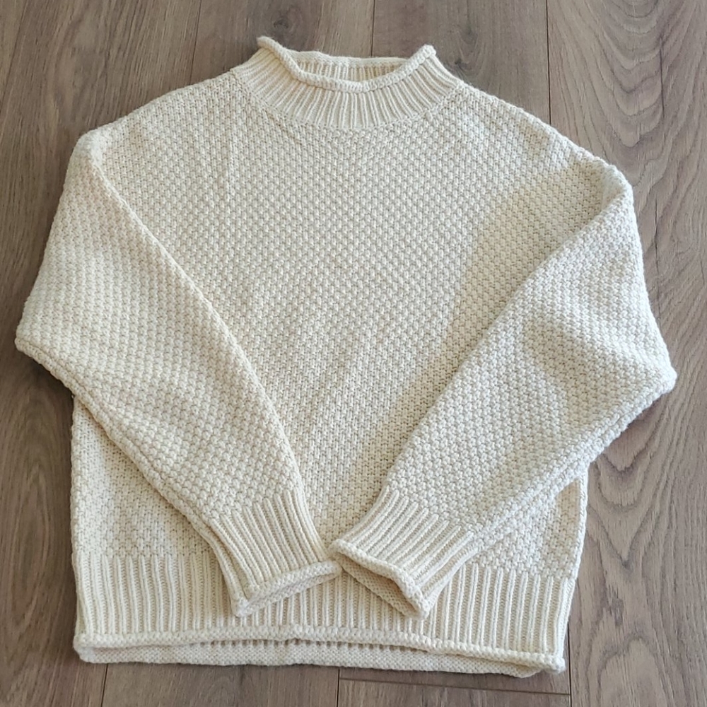 Rolled neck sweater